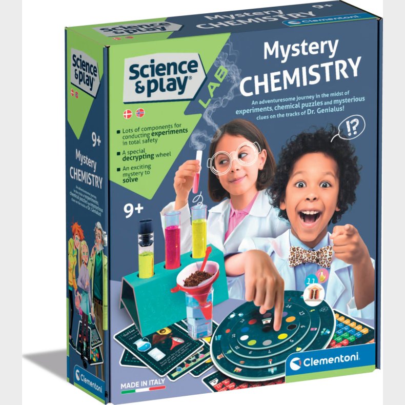 Clementoni - Kemist Til Brn - Mystery - Science &amp; Play