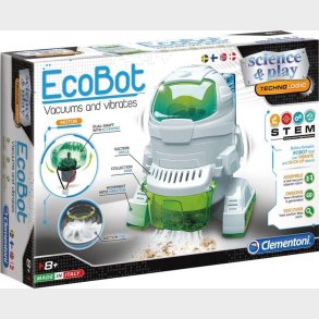 Clementoni - Ecobot Stvsuger Robot - Science & Play