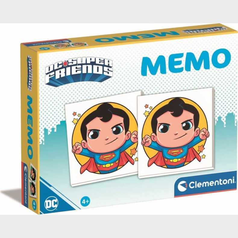 Clementoni Vendespil - Dc Super Friends - 48 Kort - 4 r