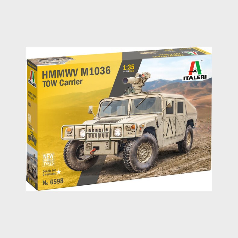 Italeri - Humvee 1:35 Hmmwv M966 Tow Carrier - 6598s