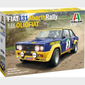 Italeri - Fiat 131 Abarth Rally Oliofiat Bil Byggest - 1:24 - 3667s