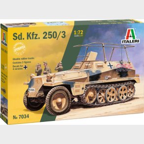 Italeri - Sd.kfz. 250/3 Model Tank Byggest - 1:72 - 7034s
