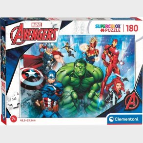 Marvel Puslespil - Avengers - Super Color - Clementoni - 180 Brikker