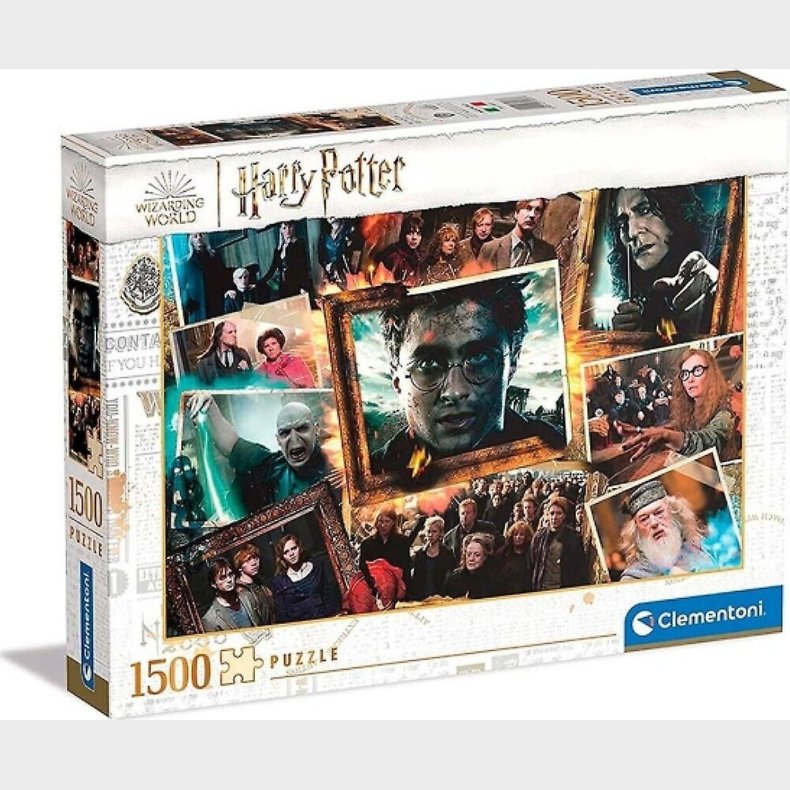 Harry Potter Puslespil - Clementoni - 1500 Brikker