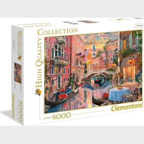 Clementoni Puslespil - Atardecer En Venecia - High Quality - 6000 Brikker