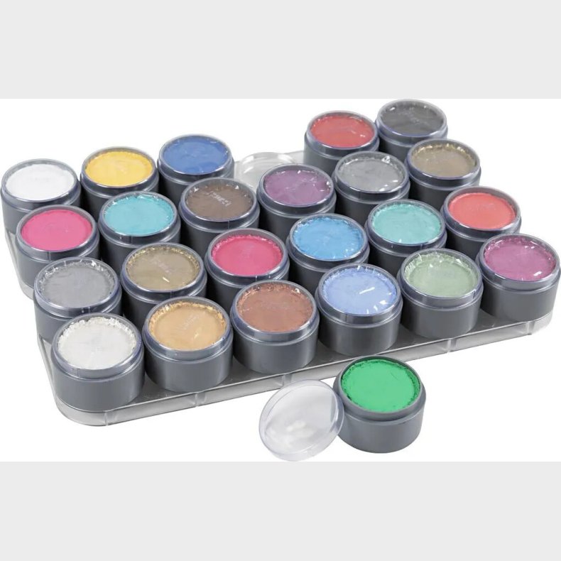 Grimas Ansigtsmaling - Sminke Palette Med 24 Farver - 24x15 Ml