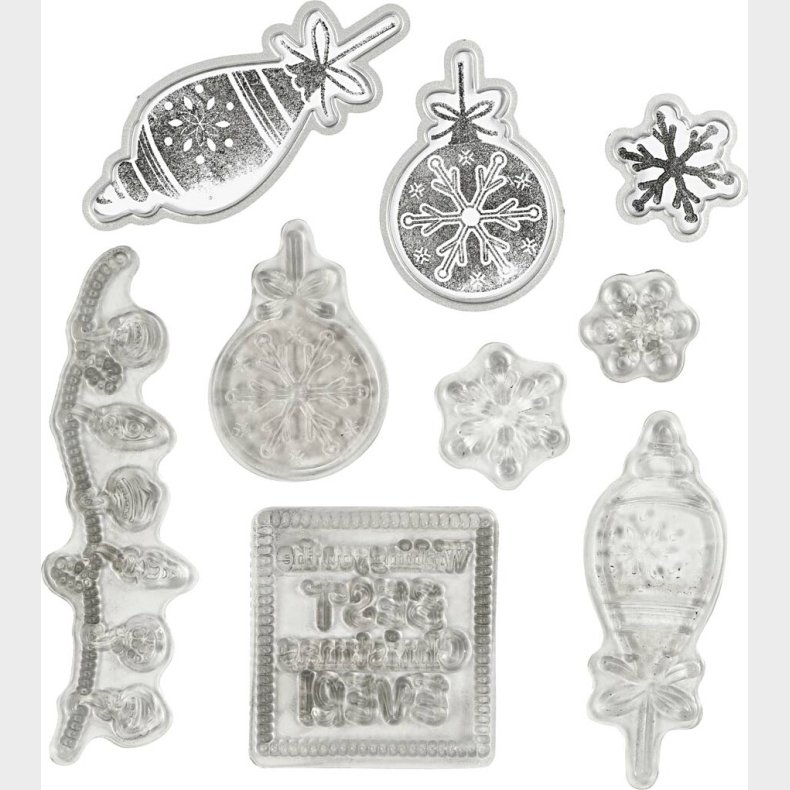 Stempler Og Skreskabeloner - Jul - 1 Stk.