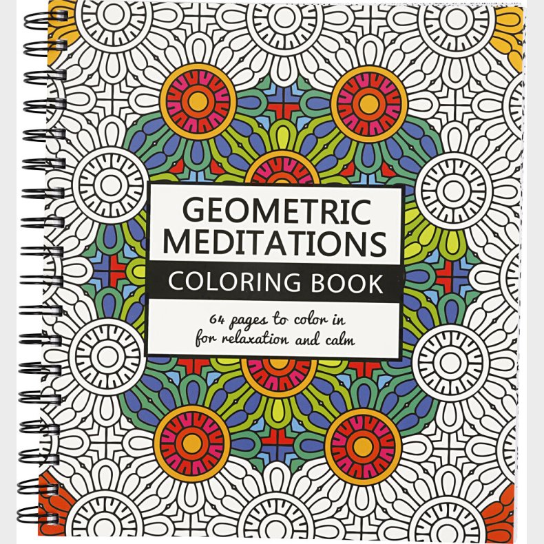 Johanna Basford Malebog - Geometrisk Meditation - Diverse - Bog