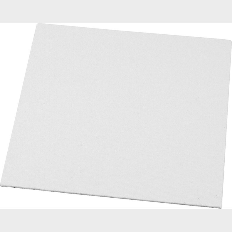 Malerplade - Str. 20x20 Cm - Tykkelse 3 Mm - 280 G - Hvid - 10 Stk.