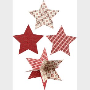 3d Stjerner -  15 Cm - 300 G - 3 Stk.