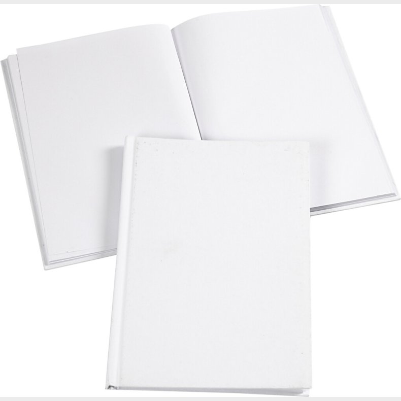 Skitsebog - A5 - Tykkelse 8 Mm - 80 G - Hvid - 1 Stk.