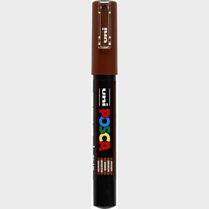 Posca Tusch - Nr. Pc-1m - Tykkelse 0,7 Mm - Brun