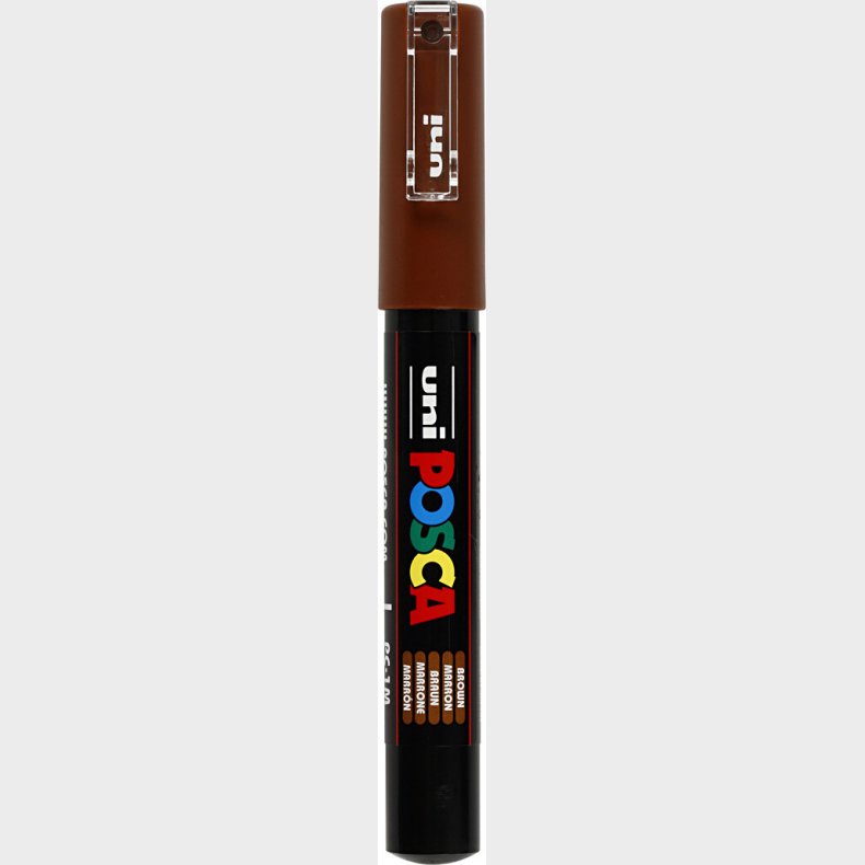 Posca Tusch - Nr. Pc-1m - Tykkelse 0,7 Mm - Brun