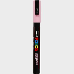 Posca Tusch - Nr. Pc-3m - Tykkelse 0,9-1,3 Mm - Lys Pink