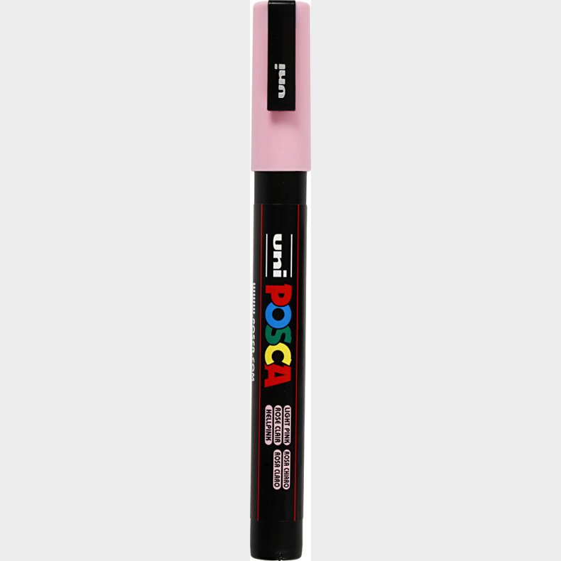 Posca Tusch - Nr. Pc-3m - Tykkelse 0,9-1,3 Mm - Lys Pink