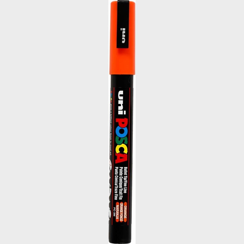 Posca Tusch - Nr. Pc-3m - Tykkelse 0,9-1,3 Mm - Orange
