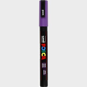 Posca Tusch - Nr. Pc-3m - Tykkelse 0,9-1,3 Mm - Violet