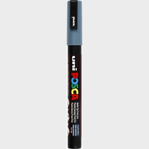 Posca Tusch - Nr. Pc-3m - Tykkelse 0,9-1,3 Mm - Slate Grey