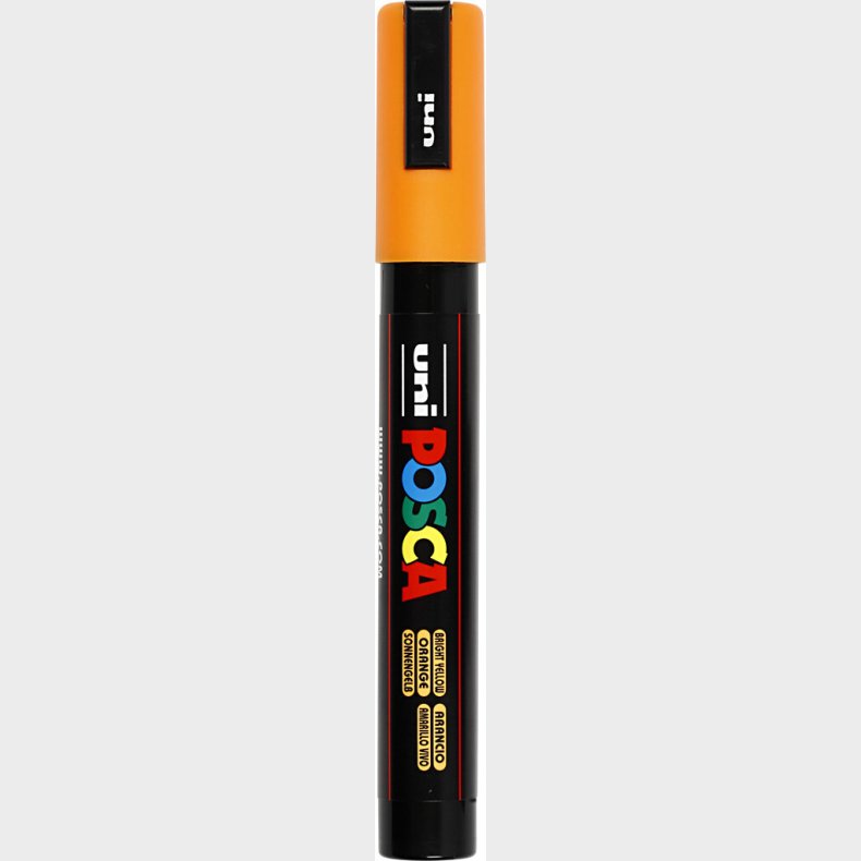 Posca Tusch - Nr. Pc-5m - Tykkelse 2,5 Mm - Bright Yellow