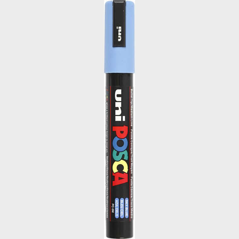 Posca Tusch - Nr. Pc-5m - Tykkelse 2,5 Mm - Himmelbl