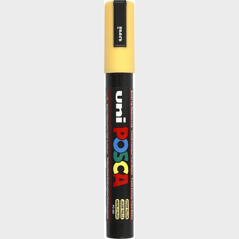 Posca Tusch - Nr. Pc-5m - Tykkelse 2,5 Mm - Straw Yellow