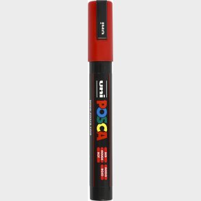 Posca Tusch - Nr. Pc-5m - Tykkelse 2,5 Mm - Rd