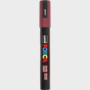 Posca Tusch - Nr. Pc-5m - Tykkelse 2,5 Mm - Red Wine