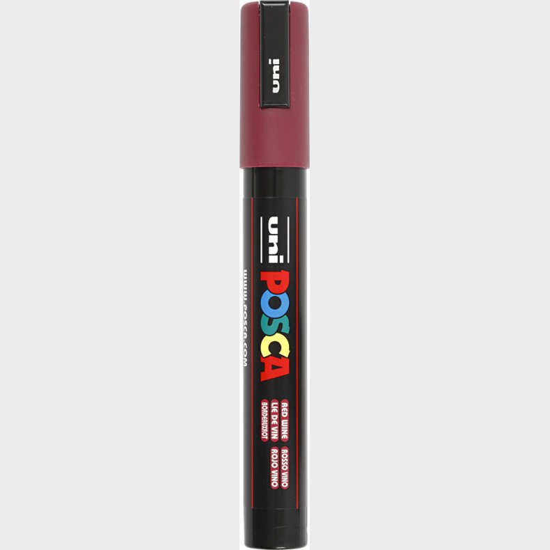 Posca Tusch - Nr. Pc-5m - Tykkelse 2,5 Mm - Red Wine
