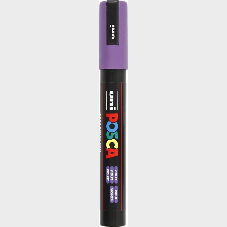 Posca Tusch - Nr. Pc-5m - Tykkelse 2,5 Mm - Violet