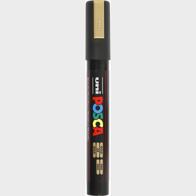 Posca Tusch - Nr. Pc-5m - Tykkelse 2,5 Mm - Guld