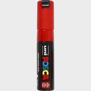 Posca Tusch - Nr. Pc-8k - Tykkelse 8 Mm - Rd