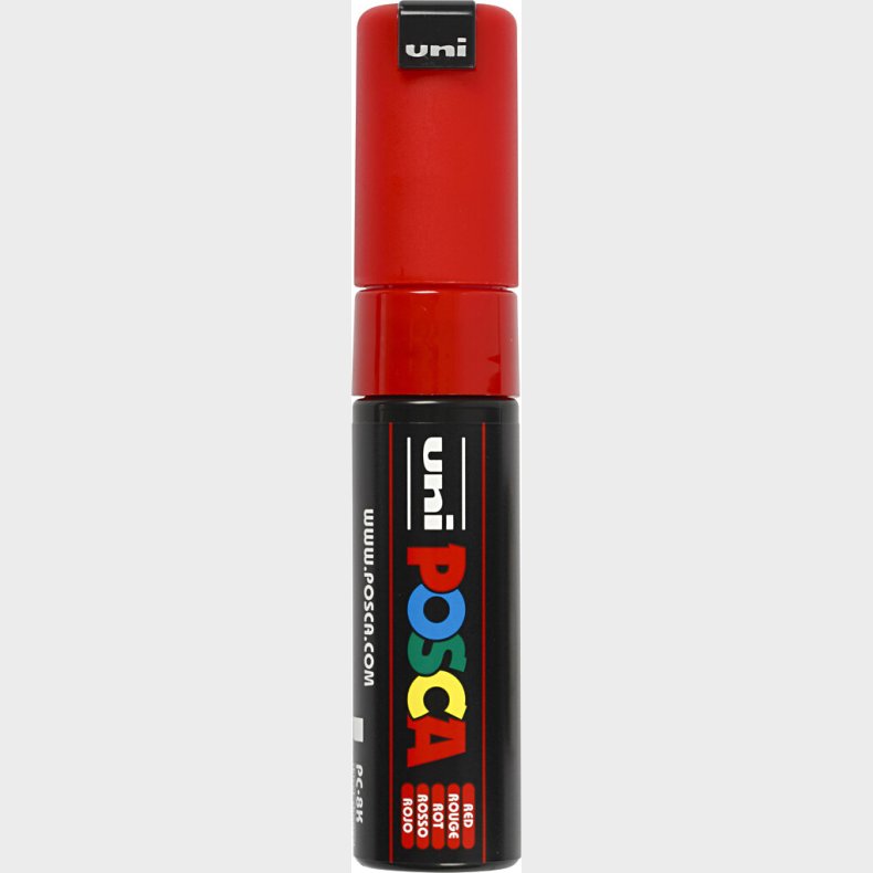Posca Tusch - Nr. Pc-8k - Tykkelse 8 Mm - Rd