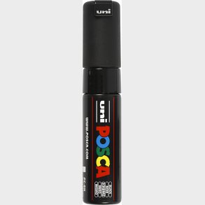 Posca Tusch - Nr. Pc-8k - Tykkelse 8 Mm - Sort
