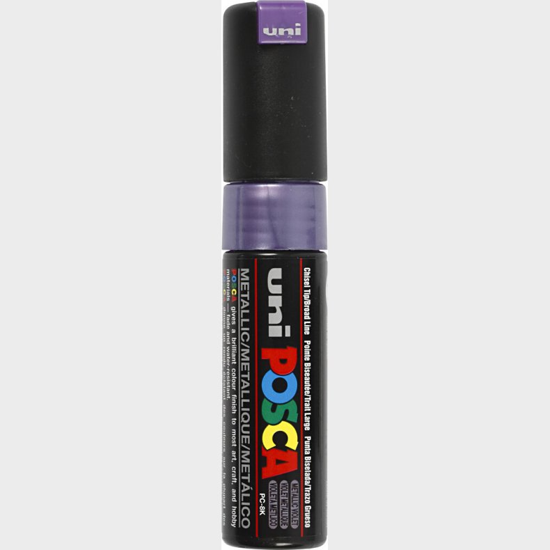 Posca Tusch - Nr. Pc-8k - Tykkelse 8 Mm - Metallic Violet