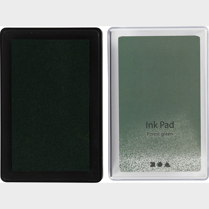 Stempelpude - H 2 Cm - Str. 9x6 Cm - Lvgrn - 1 Stk.