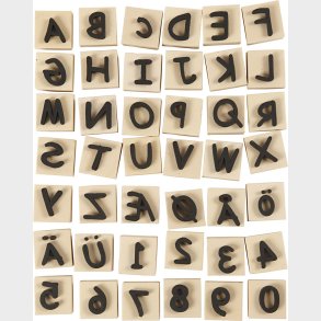 Skumstempler - Str. 3x3 Cm - Tykkelse 13 Mm - 42 Stk.