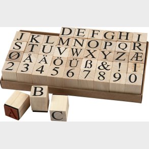 Stempelst - H 15 Mm - Str. 20x20 Mm - 45 Stk.