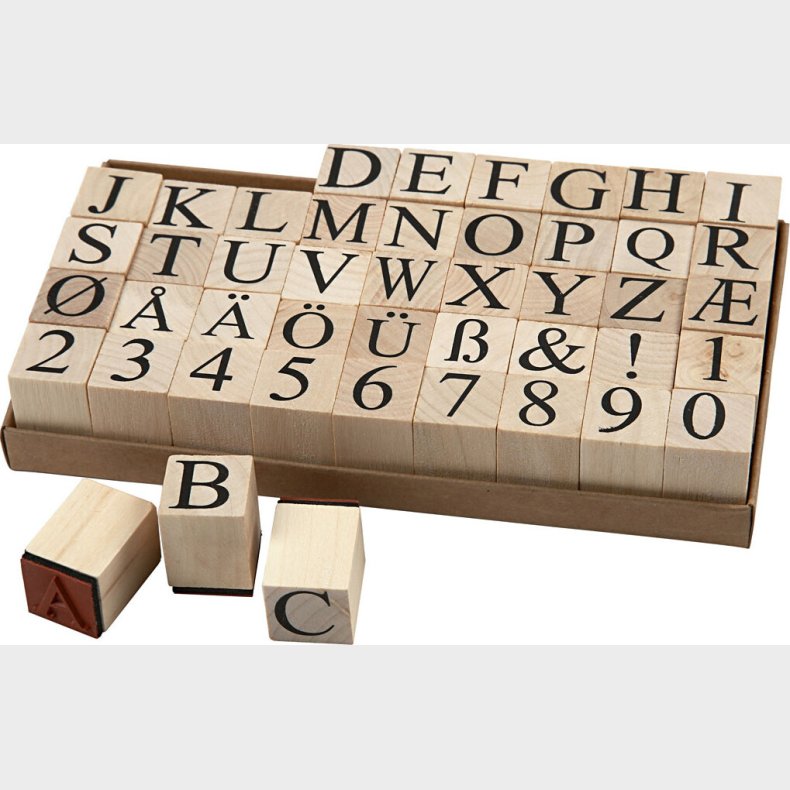 Stempelst - H 15 Mm - Str. 20x20 Mm - 45 Stk.