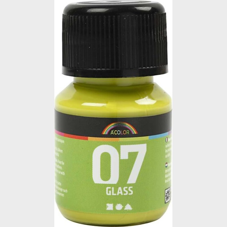 A-color - Lakmaling St - Glass - Kiwi - 30 Ml