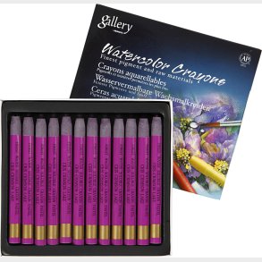 Gallery Akvarel - L 9,3 Cm - Mrk Pink - 314 - 12 Stk.