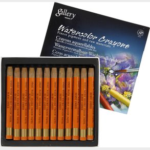 Gallery Akvarel - L 9,3 Cm - Orange - 12 Stk.