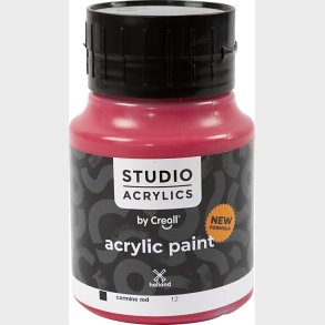 Creall Studio Acrylics - Akrylmaling - Dkkende - Carmine Rd - 500 Ml