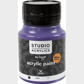 Creall Studio Acrylics - Akrylmaling - Dkkende - Violet - 500 Ml
