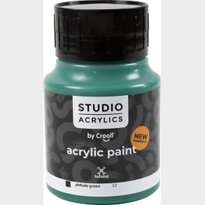 Creall Studio Acrylics - Akrylmaling - Dkkende - Phtalo Grn - 500 Ml