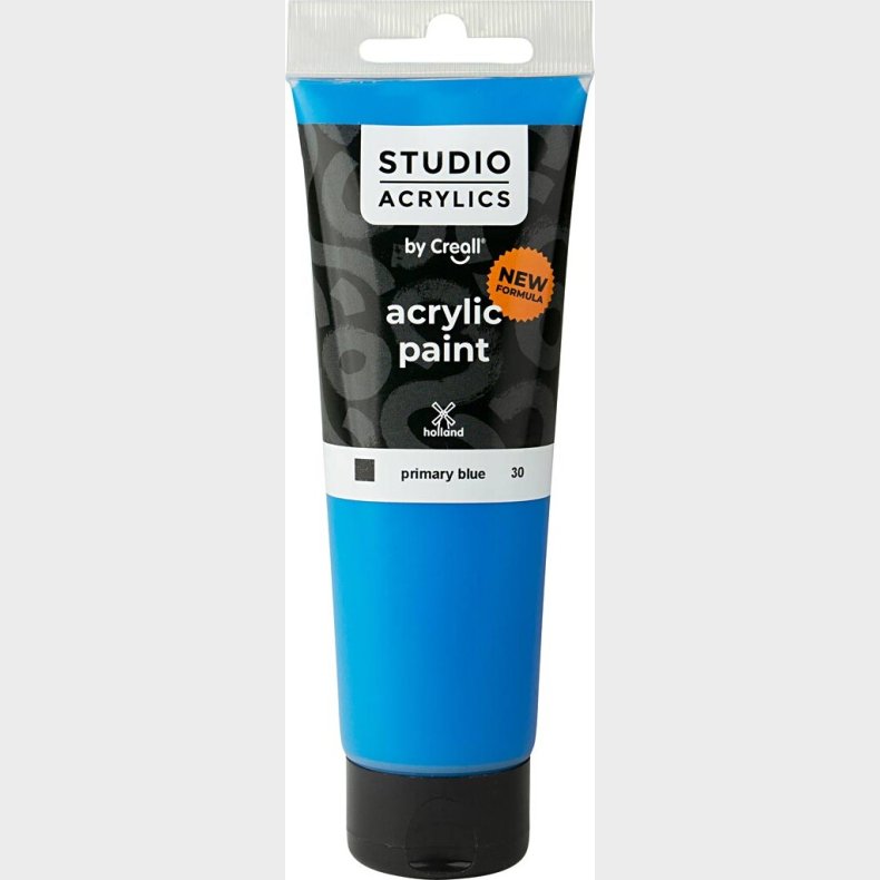 Creall Studio Acrylics - Akrylmaling - Dkkende - Primr Bl - 120 Ml