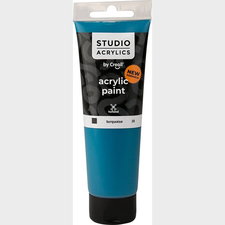 Creall Studio Acrylics - Akrylmaling - Dkkende - Turkisbl - 120 Ml