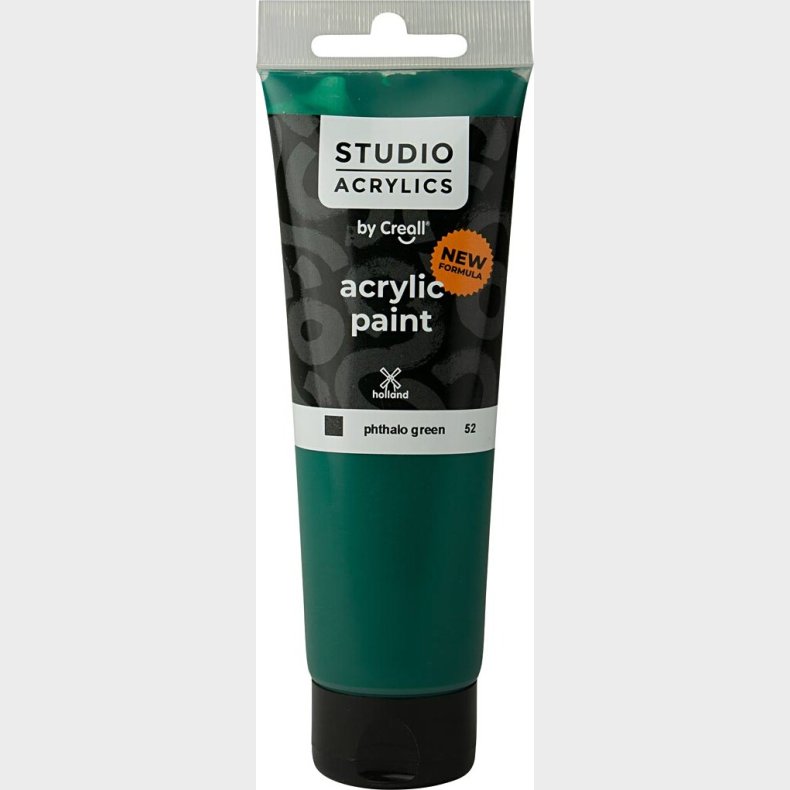 Creall Studio Acrylics - Akrylmaling - Dkkende - Phtalo Grn - 120 Ml