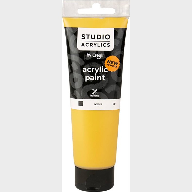 Creall Studio Acrylics - Akrylmaling - Dkkende - Okker - 120 Ml