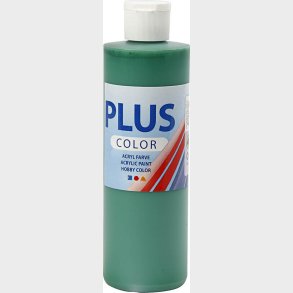 Plus Color Hobbymaling - Akrylfarve - Brilliantgrn - 250 Ml