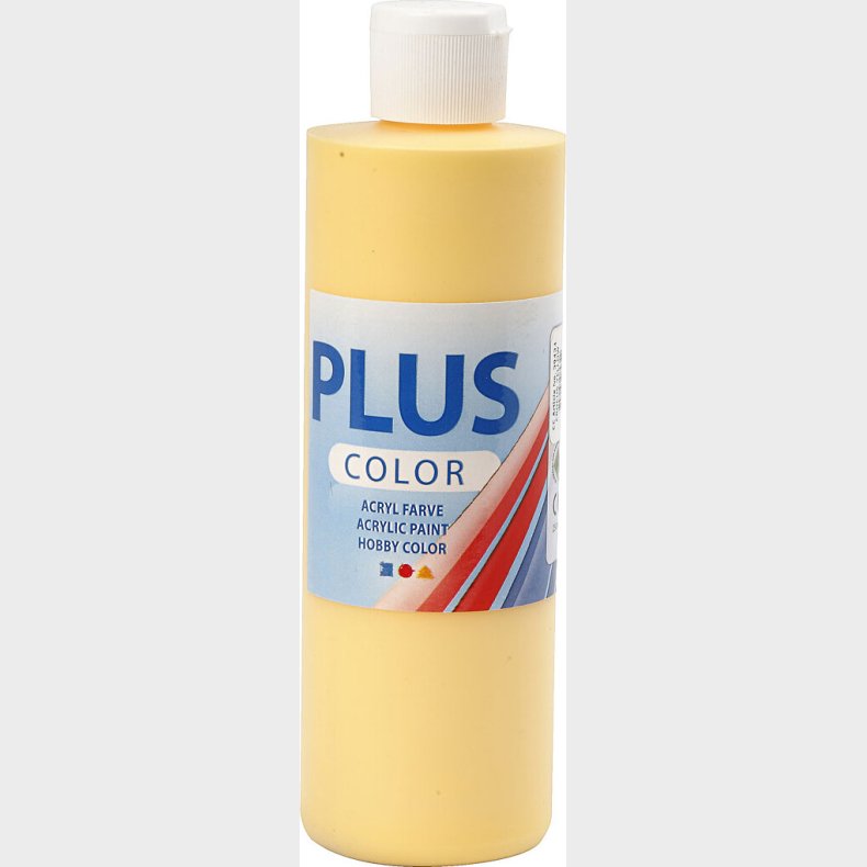 Plus Color Hobbymaling - Akrylfarve - Crocus Yellow - 250 Ml